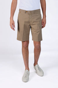 Bermuda chino en coton stretch écorce - BZV3 - BERNARD ZINS
