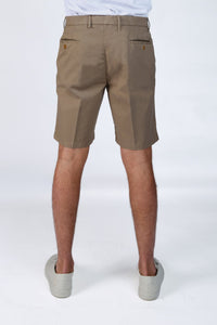 Bermuda chino en coton stretch écorce - BZV3 - BERNARD ZINS