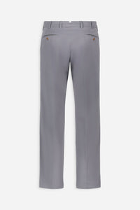CHINO CHIC GABARDINE DE COTON GRIS INDIEN - BZV3 - BERNARD ZINS
