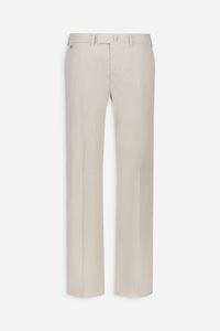 CHINO CHIC GABARDINE DE COTON SABLE BLANC - BZV3 - BERNARD ZINS