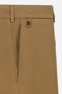 Chino chic gabardine de coton stretch beige kasaï - BZV3 - BERNARD ZINS