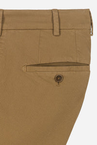 Chino chic gabardine de coton stretch beige kasaï - BZV3 - BERNARD ZINS
