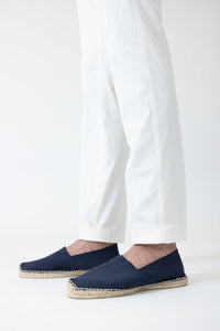 CHINO CHIC GABARDINE DE COTON STRETCH BLANC CASSÉ - BZV3 - BERNARD ZINS