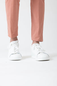 CHINO CHIC GABARDINE DE COTON STRETCH BOIS DE ROSE - BZV3 - BERNARD ZINS