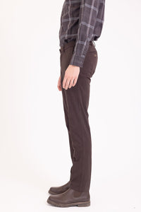 CHINO CHIC GABARDINE DE COTON STRETCH CABOSSE - BZV3 - BERNARD ZINS