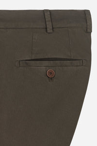 Chino chic gabardine de coton stretch kaki - BZV3 - BERNARD ZINS