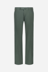 CHINO CHIC GABARDINE DE COTON VERT PROVENCE - BZV3 - BERNARD ZINS