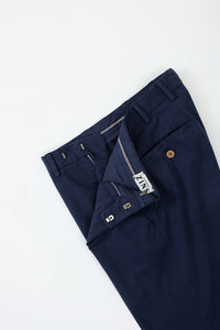 CHINO GABARDINE DE COTON STRETCH NAVY - BZV2 - BERNARD ZINS