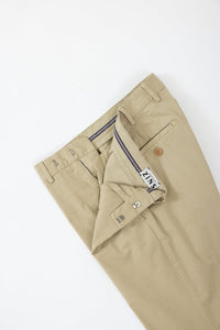 CHINO GABARDINE DE COTON STRETCH SARI - BZV2 - BERNARD ZINS