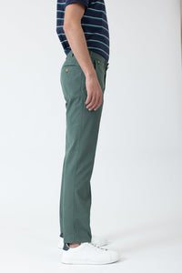 CHINO GABARDINE DE COTON STRETCH WIMBLEDON - BZV2 - BERNARD ZINS