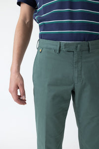 CHINO GABARDINE DE COTON STRETCH WIMBLEDON - BZV2 - BERNARD ZINS