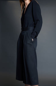 Pantalon 7/8 Paul noir - BERNARD ZINS