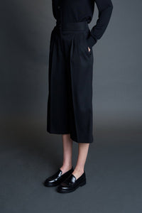 Pantalon 7/8 Paul noir - BERNARD ZINS