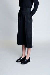 Pantalon 7/8 Paul noir - BERNARD ZINS