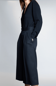 Pantalon 7/8 Paul noir - BERNARD ZINS
