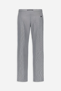 PANTALON COTON SEERSUCKER RAYURES BLACKWATCH - BZ PLAGE - BERNARD ZINS
