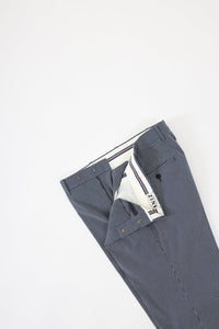 PANTALON COTON STRETCH BLEU GRIS - BZV3 - BERNARD ZINS