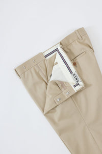 PANTALON COTON TECHNIQUE BEIGE GRES - BZV3 - BERNARD ZINS