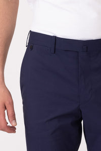 PANTALON COTON TOILE PARACHUTE NAVY - BZV3 - BERNARD ZINS