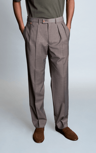 Pantalon de voyage léger brun fumé - BAC J - BERNARD ZINS