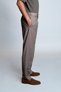 Pantalon de voyage léger brun fumé - BAC J - BERNARD ZINS