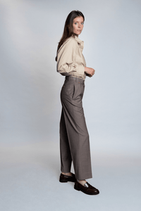 Pantalon de voyage léger brun fumé - BAC J - BERNARD ZINS