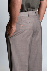 Pantalon de voyage léger brun fumé - BAC J - BERNARD ZINS