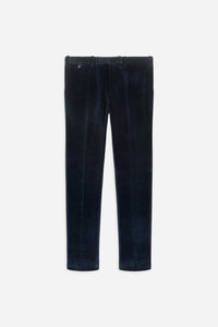 Pantalon en velours japonais shizu bleu marine - BZV3 - BERNARD ZINS