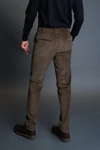 Pantalon en velours milleraies vison - BZV3 - BERNARD ZINS