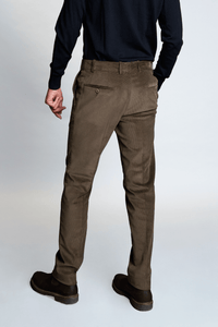 Pantalon en velours milleraies vison - BZV3 - BERNARD ZINS