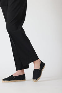 PANTALON LAINE BIO NOIR - REBECCA - BERNARD ZINS