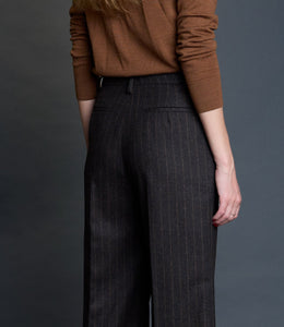 Pantalon laine Chloé marron cuivré - BERNARD ZINS
