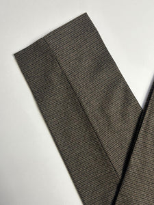 Pantalon Socoa en laine stretch taupe, roux et noir - BERNARD ZINS