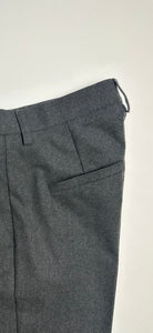 Pantalon SOCOA en serge de laine gris foncé - BERNARD ZINS