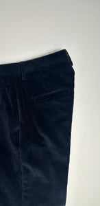 Pantalon SOCOA en velours marine - BERNARD ZINS