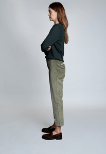 Pantalon Socoa en velours vert sauge - BERNARD ZINS