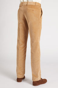 Pantalon Sorbonne en coton stretch beige doré - BERNARD ZINS