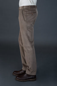 Pantalon Sorbonne en coton stretch seigle - BERNARD ZINS