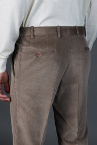 Pantalon Sorbonne en coton stretch seigle - BERNARD ZINS