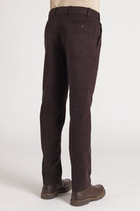 Pantalon Sorbonne en drill de coton Fève de cacao - BERNARD ZINS