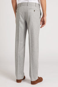 Pantalon Sorbonne en laine gris perle - BERNARD ZINS