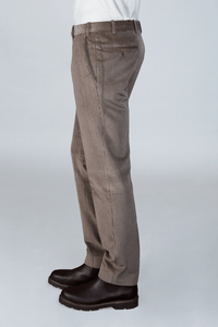 Pantalon Sorbonne en velours grosse côte seigle - BERNARD ZINS