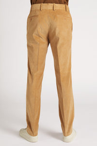 Pantalon Sorbonne en velours milleraies beige sable - BERNARD ZINS