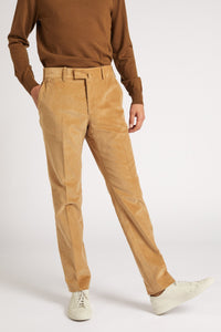 Pantalon Sorbonne en velours milleraies beige sable - BERNARD ZINS