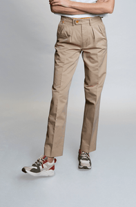 Pantalon taille haute version sport beige sable - BAC J F - BERNARD ZINS