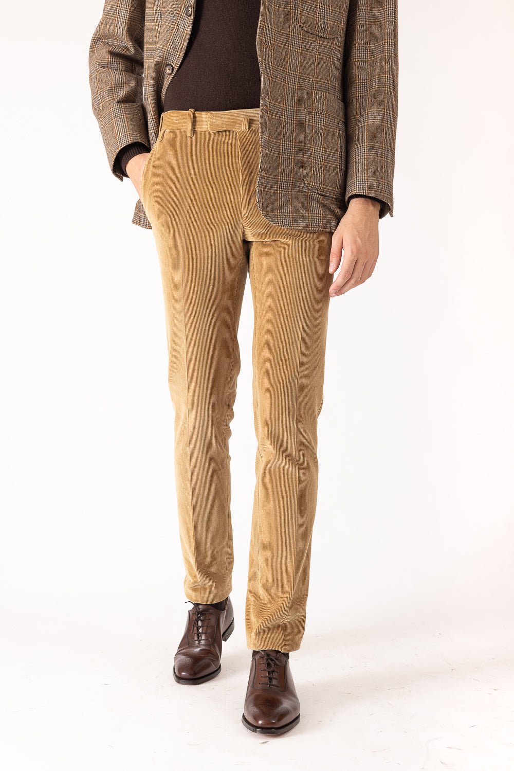 パンツ BERNARD ZINS GRUKA CORDUROY TROUSERS KAPITAL Corduroy Gurkha Pants in Brown | SVD USA