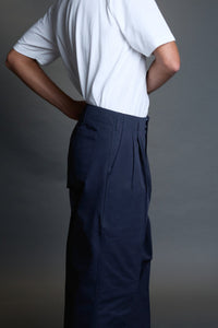 Pantalon Venice à pinces Marine - BERNARD ZINS